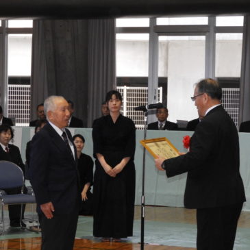 谷川堯先生が有功賞を受賞されました。
