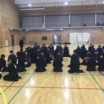 平成２９年度更埴中学校新人剣道大会